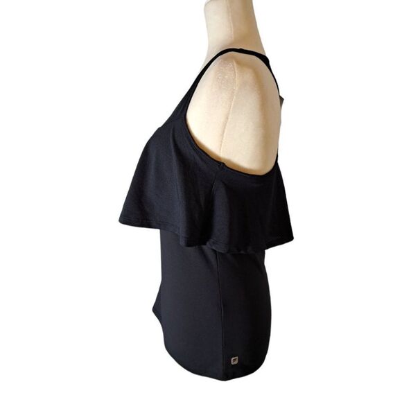 Fabletics Women's Ashlynn Racerback Athletic Top Sports Gym Black Athleisure S - Picture 5 of 10